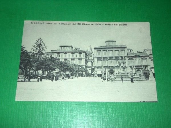 Cartolina Messina prima del terremoto del 28 Dicembre 1908 - …