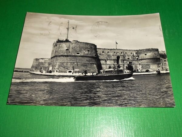Cartolina Taranto - Castello degli Aragonesi 1958