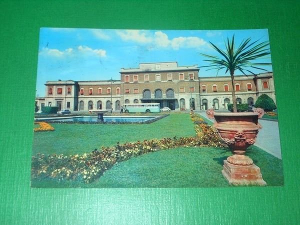 Cartolina Piacenza - Stazione Ferroviaria 1963