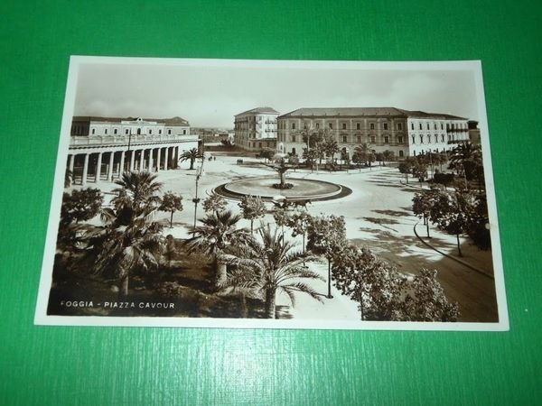 Cartolina Foggia - Piazza Cavour 1930 ca