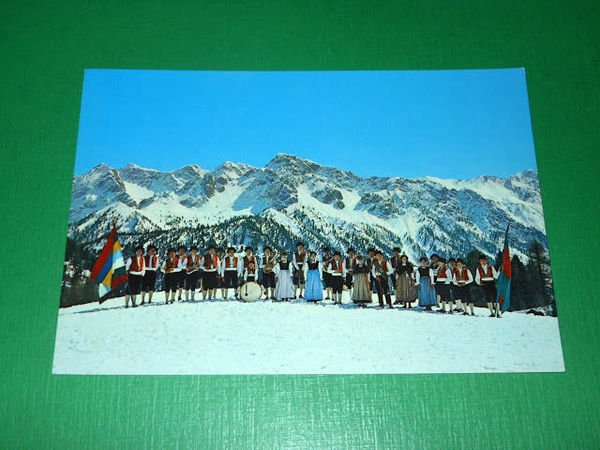 Cartolina Pozza di Fassa - Corpo bandistico 1960 ca | Immagine Gallery 1