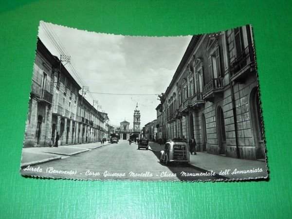 Cartolina Airola ( Benevento )- Corso Giuseppe Montella Chiesa dell'Annunziata … | Immagine Gallery 1