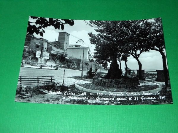Cartolina Boville Ernica ( Frosinone ) - Piazzale Vittorio Emanuele …