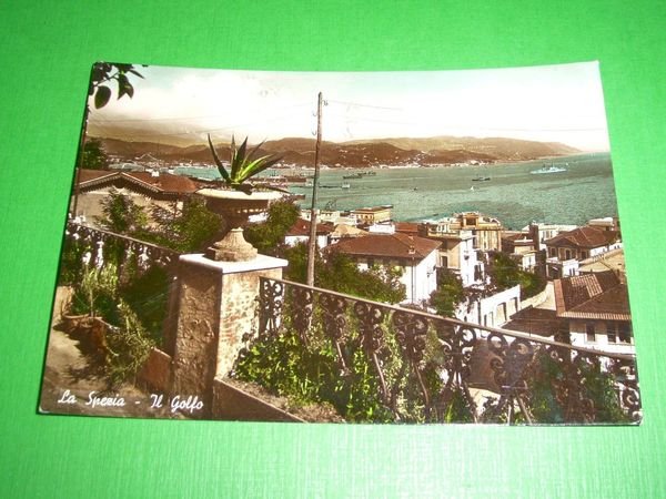 Cartolina La Spezia - Il Golfo 1955