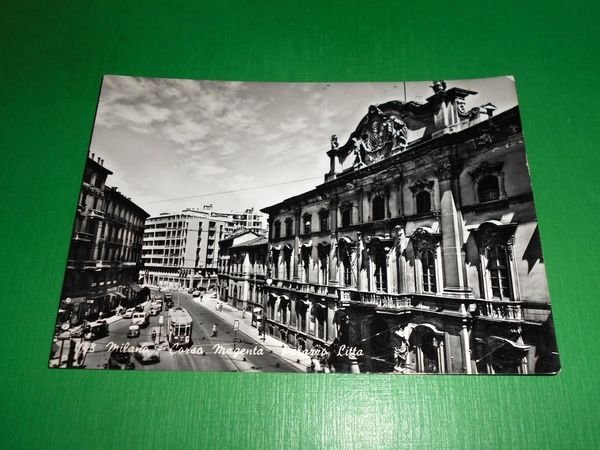 Cartolina Milano - Corso Magenta - Palazzo Litta 1959