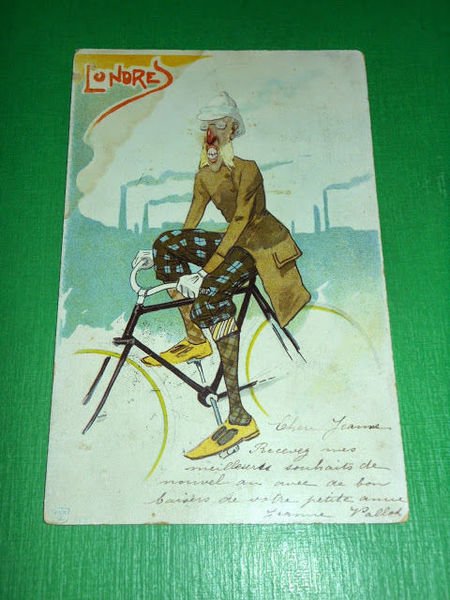 Cartolina illustrata Londres 1901