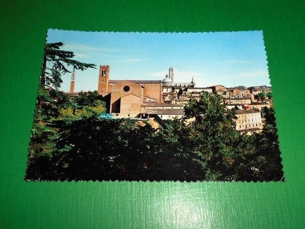 Cartolina Siena - Panorama dalla fortezza Medicea 1961