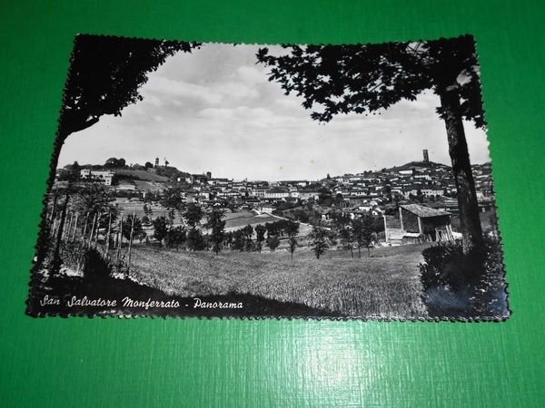 Cartolina San Salvatore Monferrato - Panorama 1959