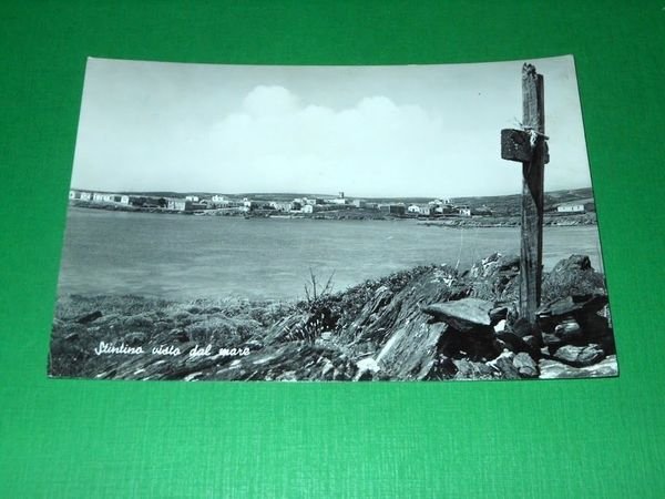 Cartolina Stintino - Panorama dal mare 1959