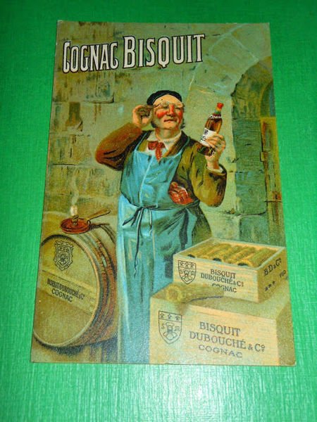 Cartolina Pubblicità Liquori - Cognac Bisquit 1920 ca