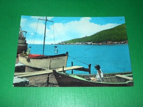 Cartolina Bocca di Magra - La Foce 1960 ca