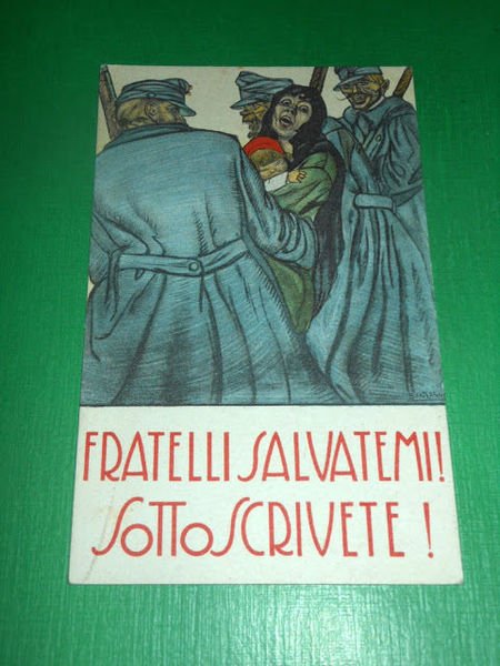 Cartolina Militaria WWI - Propaganda Prestito Nazionale 1917 ca.