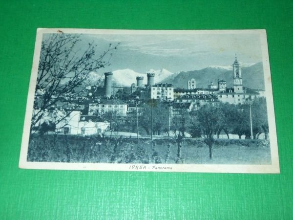 Cartolina Ivrea - Panorama - 1956
