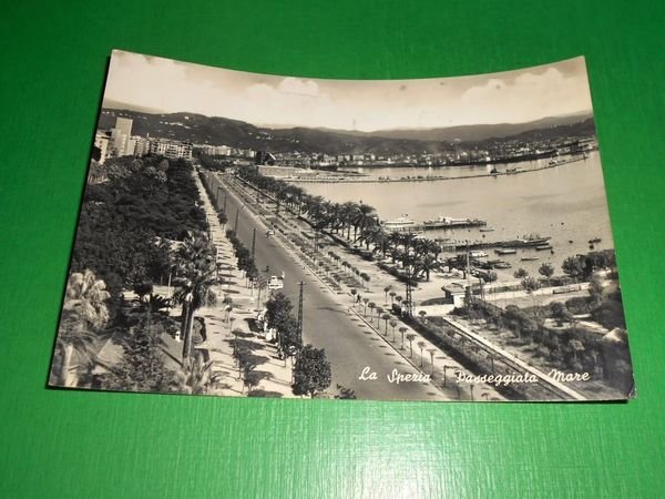 Cartolina La Spezia - Passeggiata Mare 1959