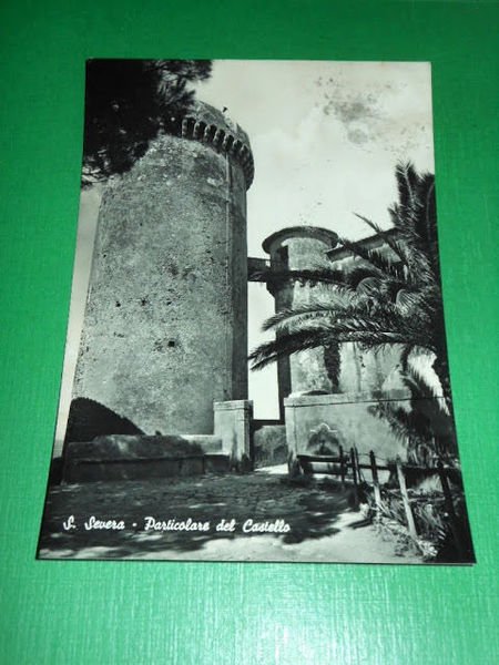 Cartolina Santa Severa ( Roma ) - Particolare del Castello …