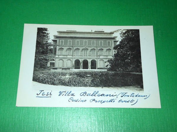 Cartolina Jesi ( Ancona ) - Villa Balleani 1920 ca