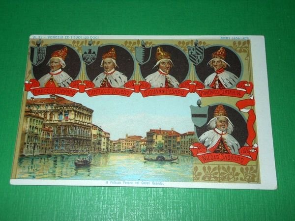 Cartolina Venezia e i suoi 120 Dogi - Il Palazzo …