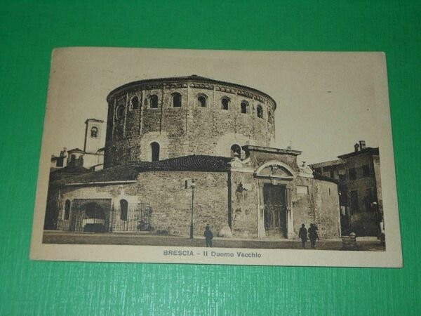 Cartolina Brescia - Il Duomo Vecchio 1929. | Immagine principale