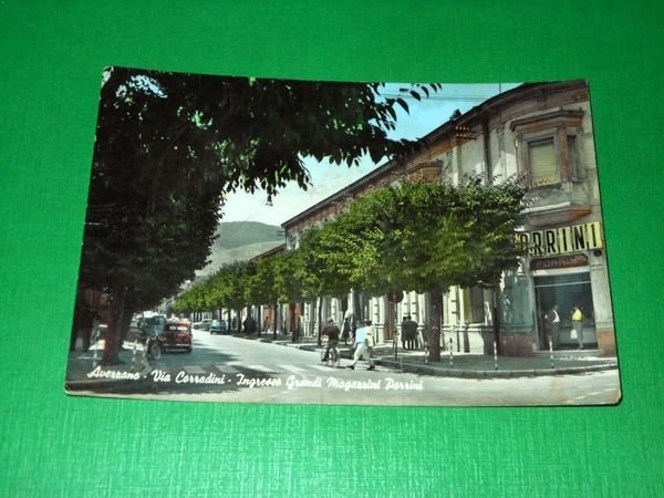 Cartolina Avezzano - Via Corradini - Ingresso Grandi magazzini Porrini … | Immagine Gallery 1