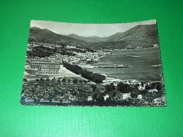 Cartolina Gaeta - Rione Porto Salvo 1950