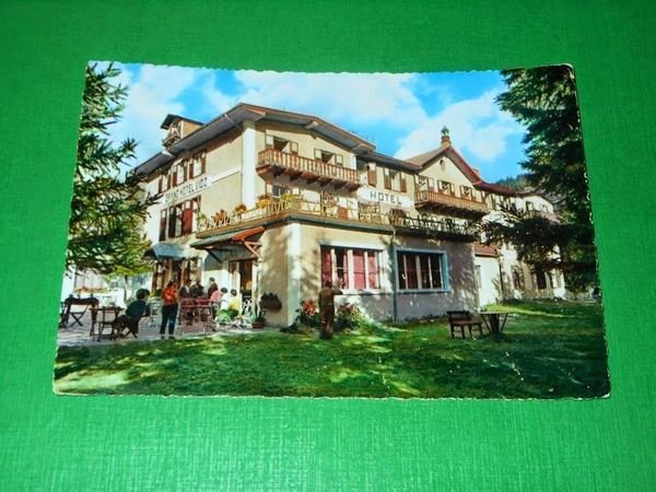 Cartolina Pejo - Trento - Grand Hotel Vioz 1957.