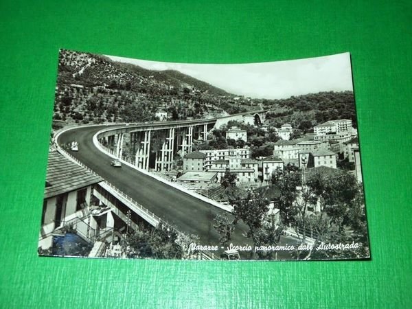 Cartolina Varazze - Scorcio panoramico dall' Autostrada 1950 ca.
