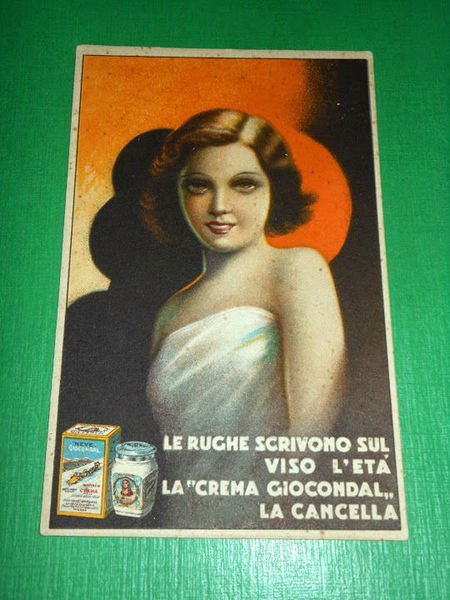 Cartolina Pubblicità Crema viso GIOCONDAL - Profumerie Giocondal ( Milano …
