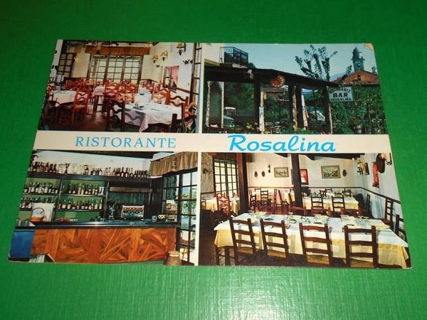 Cartolina Garlenda - Ristorante Rosalina ( Via Roma ) 1975 …