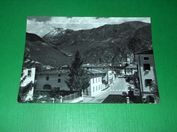 Cartolina Montereale Valcellina - Via Marciano Ciotti 1967.