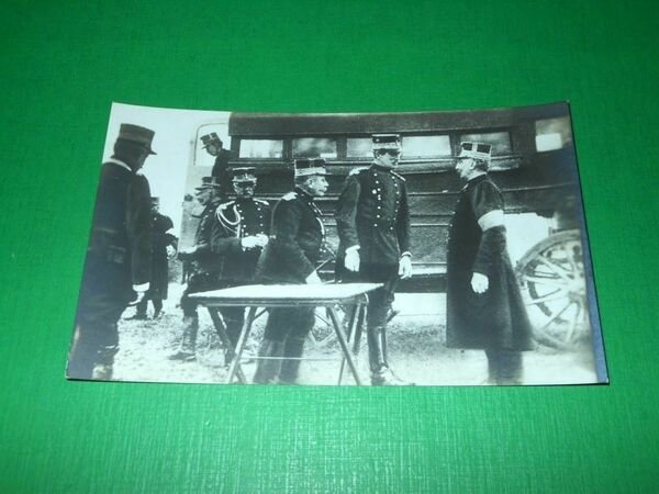 Cartolina Militaria - Re Alberto del Belgio al campo 1917 …