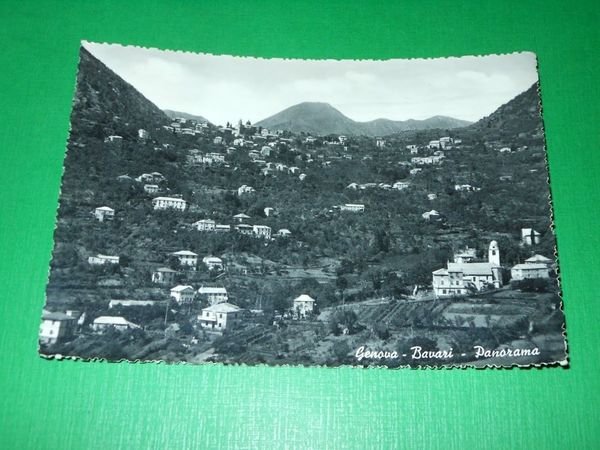 Cartolina Genova - Bavari - Panorama 1960