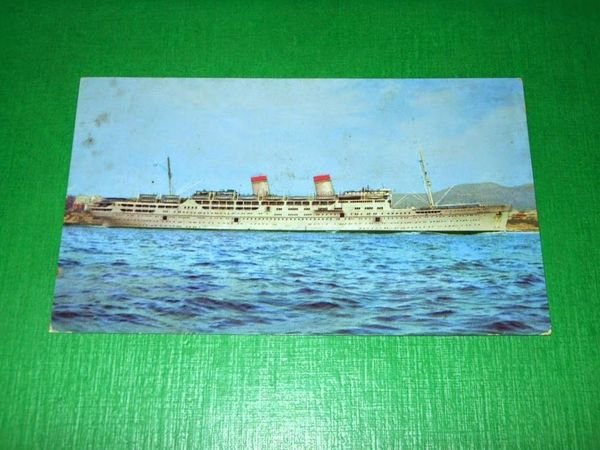 "Cartolina Società Navigazione "Italia" - Tn. Conte Grande / Tn. …