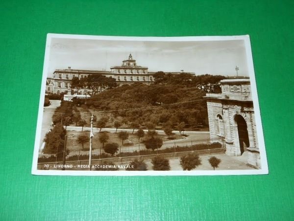 Cartolina Livorno - Regia Accademia Navale 1941