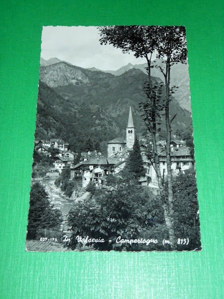 Cartolina In Valsesia - Campertogno - Scorcio panoramico 1955