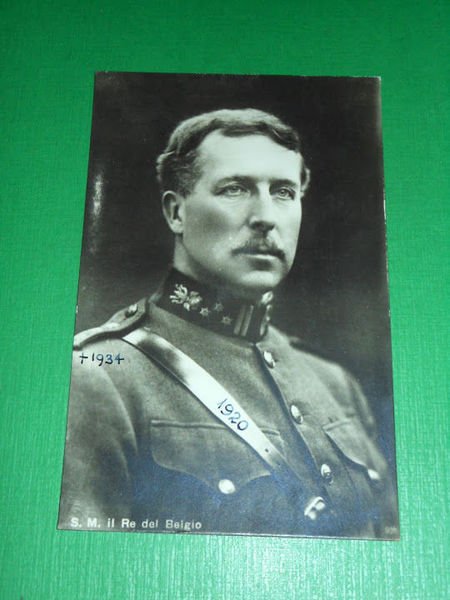 Cartolina S. M. il Re Alberto I del Belgio ( …
