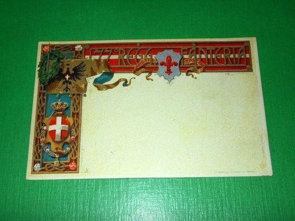 Cartolina Militaria - 77° Reggimento Fanteria - Brigata Toscana 1920 …