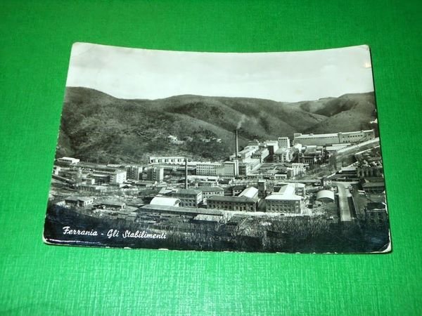 Cartolina Ferrania - Gli Stabilimenti 1955 ca.