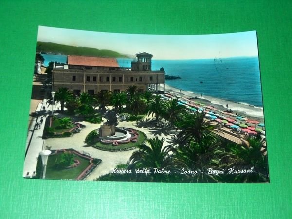 Cartolina Loano - Bagni Kursaal 1958.