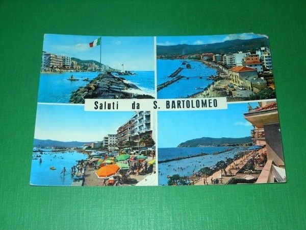 Cartolina Saluti da S. Bartolomeo - VEdute diverse 1965.