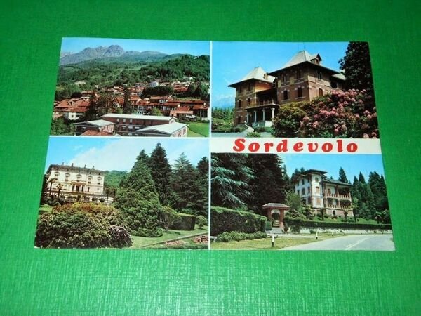 Cartolina Sordevolo - Vedute diverse 1971.
