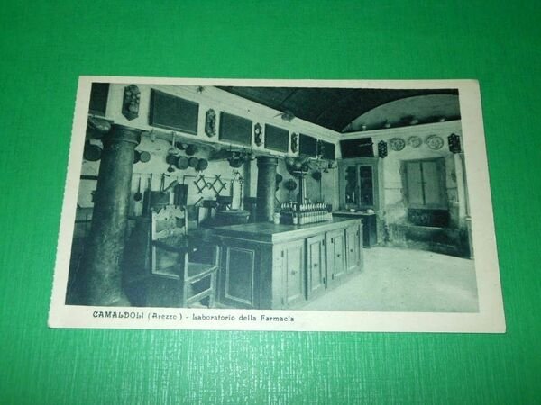 Cartolina Camaldoli ( Arezzo ) - Laboratorio della Farmacia 1930 … | Immagine Gallery 1