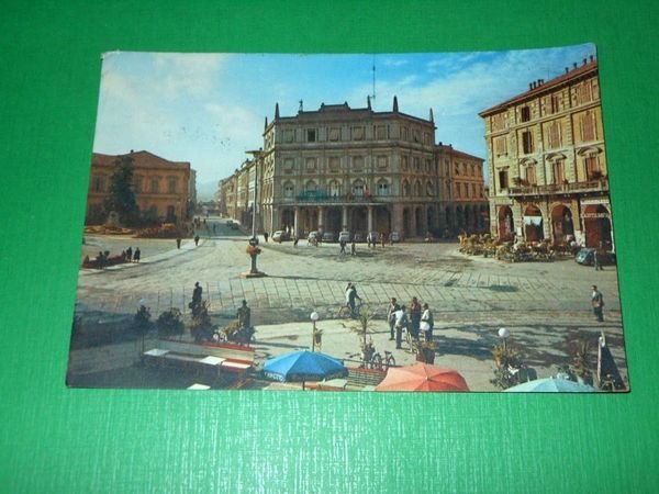 Cartolina Acqui Terme - Piazza Italia e Albergo Nuove Terme … | Immagine principale