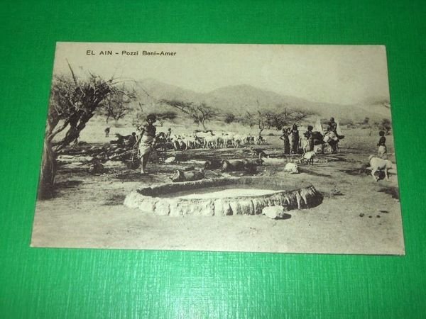 Cartolina Colonie Costumi Eritrea - El AIN - Pozzi Beni-Amer …