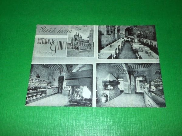 Cartolina Siena - Ristorante Guido - Vicolo Pier Pettinaio 1950 …