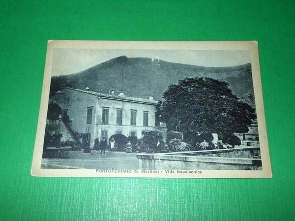 Cartolina Portoferraio ( S. Martino) - Villa Napoleonica 1930 ca | Immagine principale
