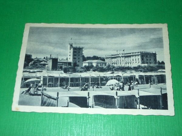 Cartolina Riccione - Grande Albergo Riccione 1942.