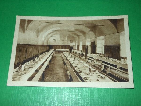 Cartolina Acqui - Seminario Vescovile - Refettorio 1930 ca ( …