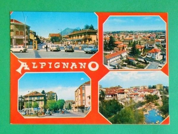 Cartolina Alpignano - Piazza Vittorio Veneto - Panorama - Viale … | Immagine Gallery 1