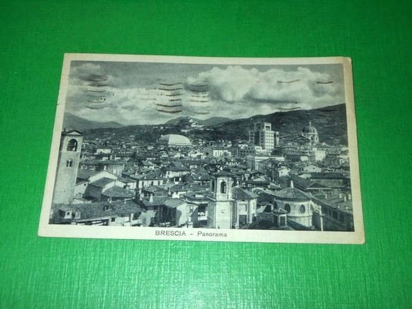 Cartolina Brescia - Panorama 1938.