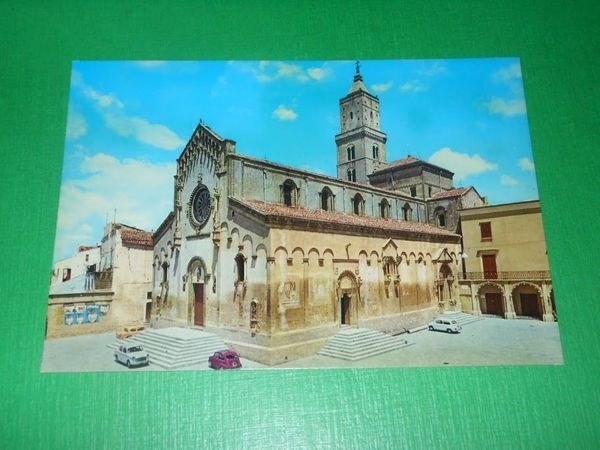 Cartolina Matera - La Cattedrale 1965 ca.